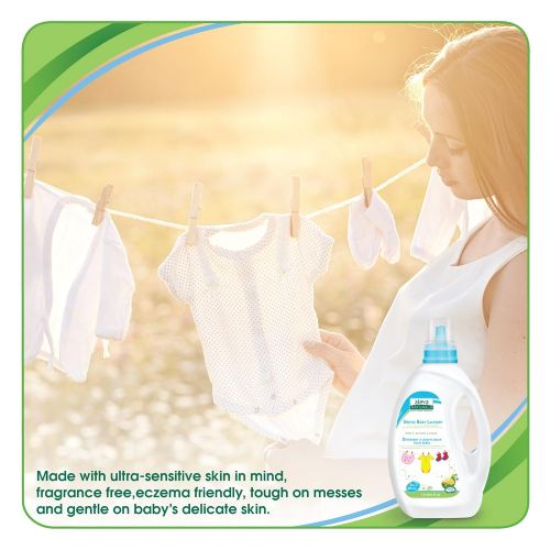  Aleva Naturals Gentle Baby Laundry, (40 Loads) 40 fl.oz / 1.02L