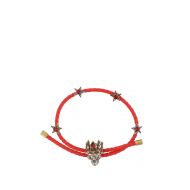 Alexander Mcqueen Leather bracelet with crystals