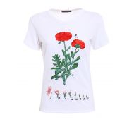 Alexander Mcqueen Cotton embroidered T-shirt