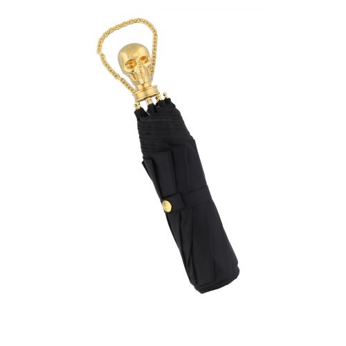  Alexander Mcqueen Gold-tone wristlet Skull umbrella