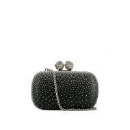 Alexander Mcqueen Leather clutch with silver studs