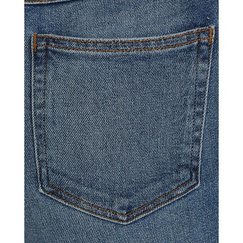  T by Alexander Wang Cult Crop Straight Jeans in Light Indigo