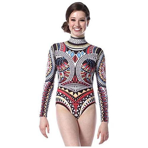  Alexandra Collection Youth Freedom Long Sleeve Dance Costume Performance Leotard