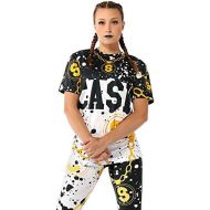 Alexandra Collection Womens Cash Mo Money Crewneck Hip Hop Dance Costume (Top Only)