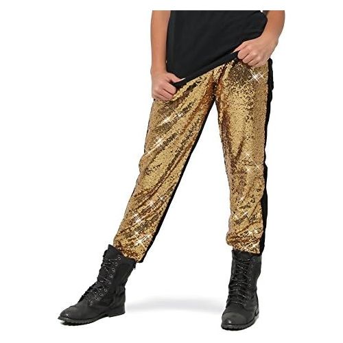  Alexandra Collection Sequin Jogger Dance Costume Hip Hop Pant