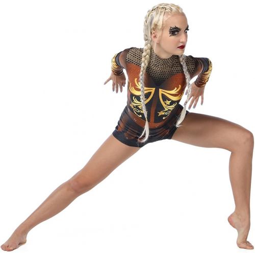  Alexandra Collection Womens Warrior Princess Performance Dance Costume Biketard