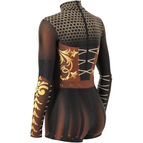  Alexandra Collection Womens Warrior Princess Performance Dance Costume Biketard