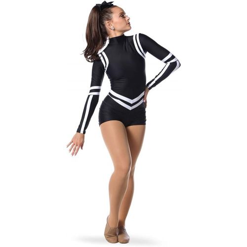  Alexandra Collection Womens Unite Cheer-Inspired Dance Costume Biketard