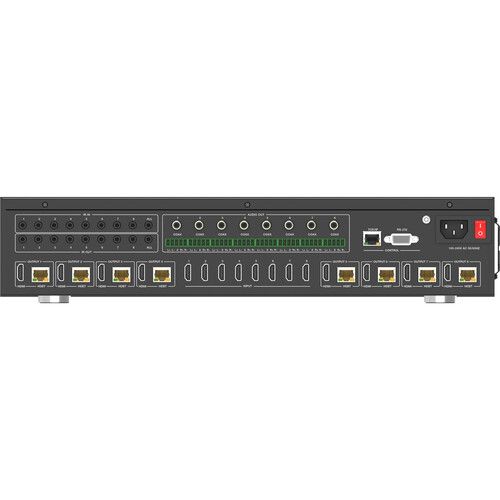  Alfatron 18G 8x8 HDMI/HDBaseT Matrix Switcher with 8 x HDBaseT Receivers