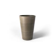 Algreen 16840 Valencia Round Planter Pot, 16.25 X 24-Inch Height, Spun Taup, 23.75, Textured