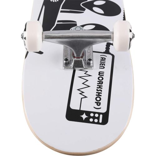  Alien Workshop Skateboards Abduction Pre-Built Skateboard Complete - White - 7.75