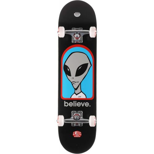  Alien Workshop Skateboards Believe Pre-Built Skateboard Complete - Black - 7.75
