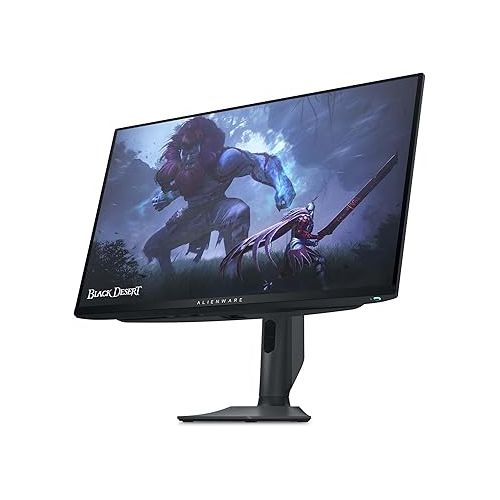  Alienware AW2725DF OLED Gaming Monitor - 26.7-inch Quantom-Dot WQHD (2560x1440) 360Hz 0.03Ms Display, AMD FreeSync Premium Pro, HDMI/DP/USB 3.2 Gen1, Height/Tilt/Swivel/Pivot Adjustability - Black