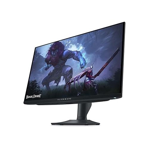  Alienware AW2725DF OLED Gaming Monitor - 26.7-inch Quantom-Dot WQHD (2560x1440) 360Hz 0.03Ms Display, AMD FreeSync Premium Pro, HDMI/DP/USB 3.2 Gen1, Height/Tilt/Swivel/Pivot Adjustability - Black