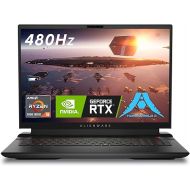 Alienware m18 AMD Gaming Laptop - 18-inch FHD+ (1920 x 1200) 480Hz 3ms Display, AMD Ryzen 9-7845HX, 32GB DDR5 RAM, 1TB SSD, NVIDIA GeForce RTX 4080 GDDR6, 1-Year Premium Support - Dark Metallic Moon