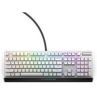 New Alienware Low-Profile RGB Gaming Keyboard AW510K Light, Alienfx Per Key RGB Lighting, Media Controls and USB Passthrough, Cherry MX Low Profile Red Switches, Lunar Light