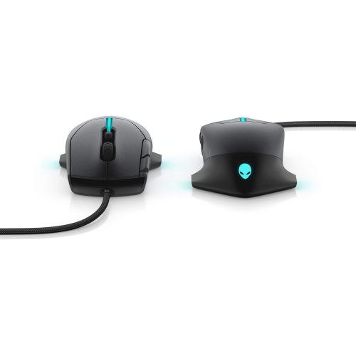  Alienware Gaming Mouse 510M RGB Gaming Mouse AW510M: 16, 000 DPI Optical Sensor - Alienfx RGB - 10 Buttons - Adjustable Scroll Wheel - Large Click Anywhere L/R Buttons