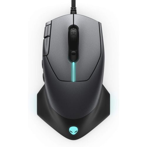  Alienware Gaming Mouse 510M RGB Gaming Mouse AW510M: 16, 000 DPI Optical Sensor - Alienfx RGB - 10 Buttons - Adjustable Scroll Wheel - Large Click Anywhere L/R Buttons