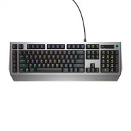 Dell Alienware Pro Gaming Mechanical Keyboard AW768 AlienFX 16.8M RGB 13 zone based Lighting 15 programmable macro key functions, Silver