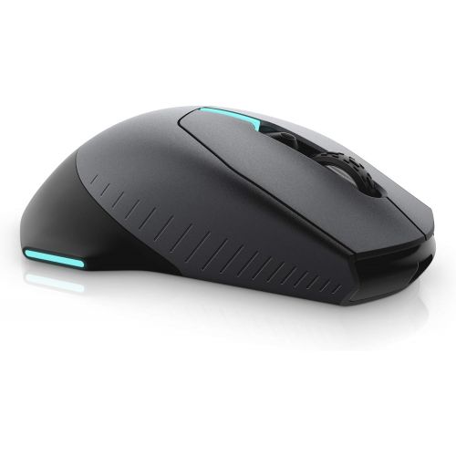  Alienware Wired/Wireless Gaming Mouse AW610M: 16000 DPI Optical Sensor - 350 Hour Rechargeable Battery Life - 7 Buttons - 3-ZONE Alienfx RGB Lighting