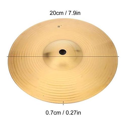  [아마존베스트]Alinory Fine workmanship musical instrument accessories brass cymbals, anti-rust gold cymbals, amateurs for music lovers students.