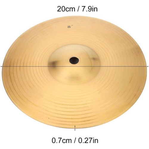  [아마존베스트]Alinory Fine workmanship musical instrument accessories brass cymbals, anti-rust gold cymbals, amateurs for music lovers students.