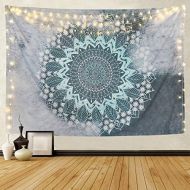 Besuchen Sie den Alishomtll-Store Alishomtll Mandala Wandteppich Wandbehang Tapisserie Indisch Yoga Hippie Tuch Boehmisch Wandtuch Wandkunst fuer Zimmer (150 x 130cm)