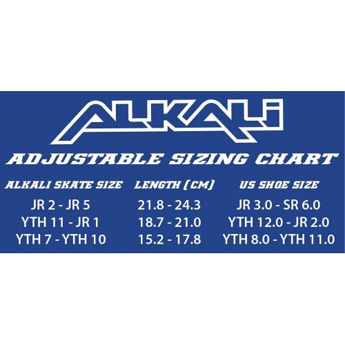  Alkali Lite Adjustable Youth Inline Roller Hockey Skates Size YTH7-10