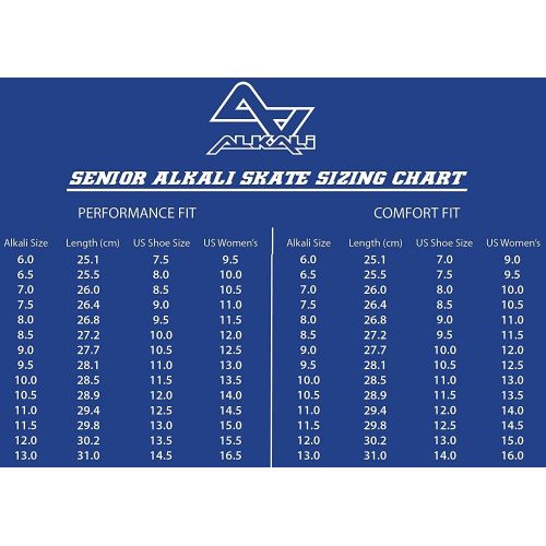  Alkali Revel 6 Senior Adult Inline Roller Hockey Skates