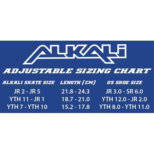  Alkali Lite Junior Kids Adjustable Inline Roller Hockey Skates Size 2-5