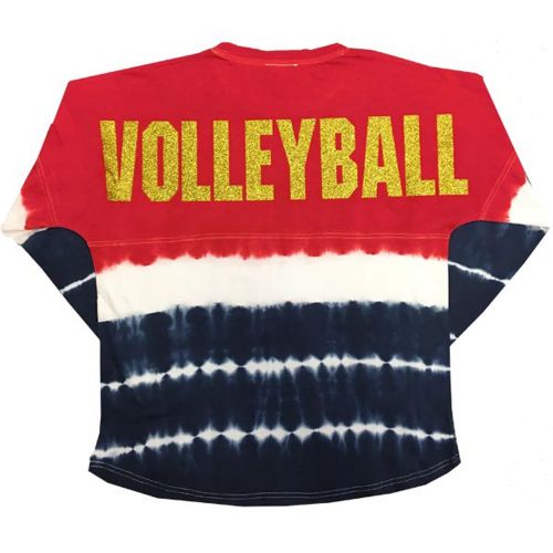 All Volleyball, Inc. Spirit Volleyball Jersey - RedWhiteBlue - Youth Large