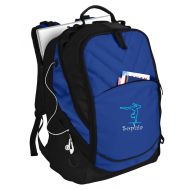 All about me company all about me company Gymnastics Personalized Xcape Computer School Bag Backpack (Shock Blue/Black)