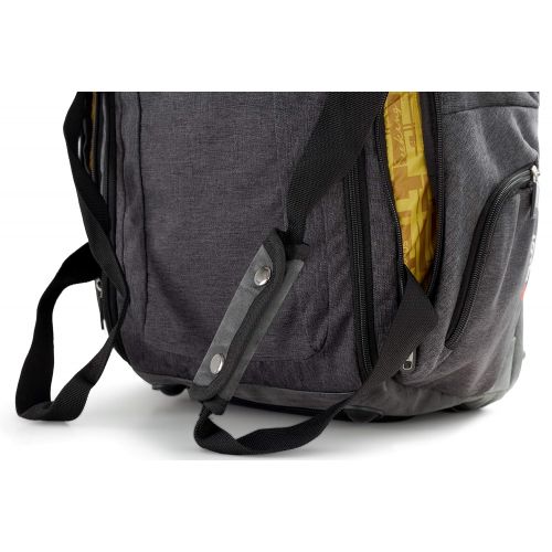  All of Us 22 Sherpa Classic Convertible Backpack Duffle Bag with Padded Laptop Compartment - Black