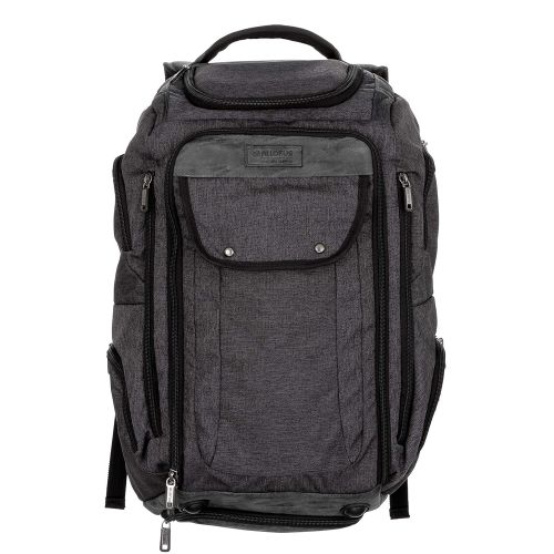  All of Us 22 Sherpa Classic Convertible Backpack Duffle Bag with Padded Laptop Compartment - Black