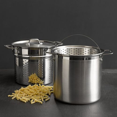 All-Clad Stainless Steel 4-Piece Multi Pot 12-Quart Cooker