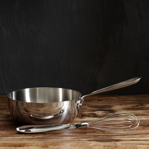  All-Clad All Clad Stainless Steel 2 Quart Saucier with Whisk