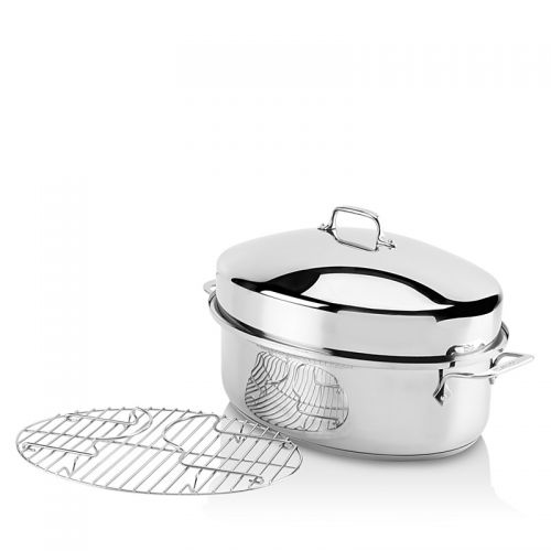  All-Clad All Clad Stainless Steel Covered Oval Roaster