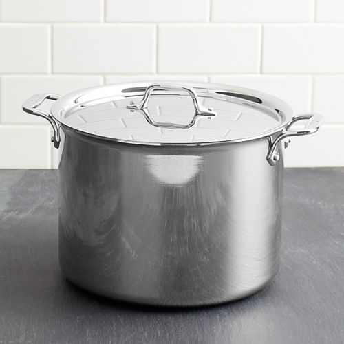  All-Clad Stainless Steel 12-Quart Stock Pot with Lid