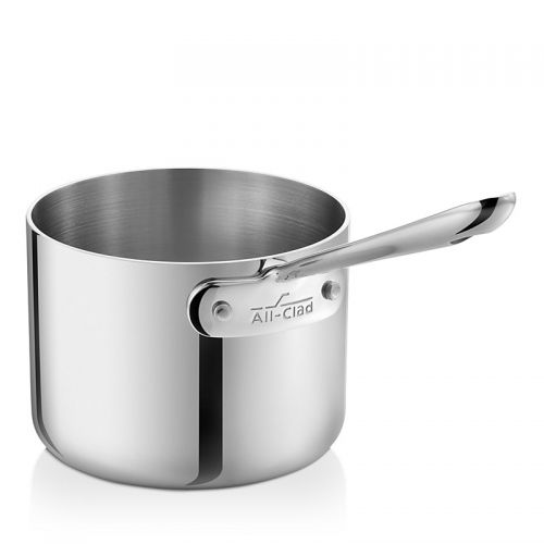  All-Clad Stainless Steel 2-Quart Saucepan with Double Boiler & Lid