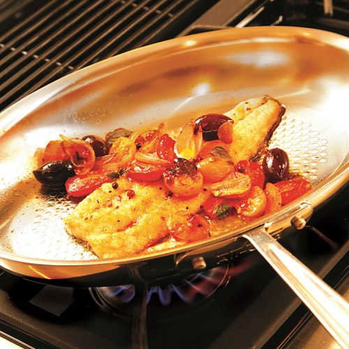  All-Clad d3 ARMOR 12 Oval Fish Pan