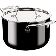 All-Clad FUSIONTEC Natural Ceramic with Steel Core Soup Pot, 4 quart, Onyx