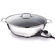 All-Clad Electrics Stainless Steel and Nonstick Surface Skillet 7 Quart 1800 Watts Temp Control, Cookware, Pots and Pans, Oven, Broil, Dishwasher Safe