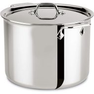 All-Clad 4512 Stainless Steel Tri-Ply Bonded Stockpot with Lid / Cookware, 12-Quart, Silver