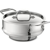 All-Clad Specialty Stainless Steel Universal Steamer for Cooking 3 Quart Food Steamer, Steamer Basket Silver