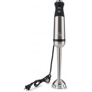 All-Clad Electrics Stainless Steel Immersion Blender 2 Piece Turbo Function 600 Watts Detachable, Variable Speed Control, Hand Blander, 9-1/4-inch