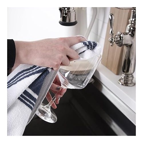  All-Clad Dual-Purpose Kitchen Towels: Highly Absorbent, Super Soft Long Lasting - 100% Cotton, 17