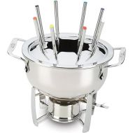 All-Clad Specialty Stainless Steel Fondue Set 12 Piece Pots and Pans, Cookware Silver
