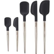 All-Clad Specialty Silicone Kitchen Gadgets 5 Piece Set, Spatulas Kitchen Tools, Kitchen Hacks Black