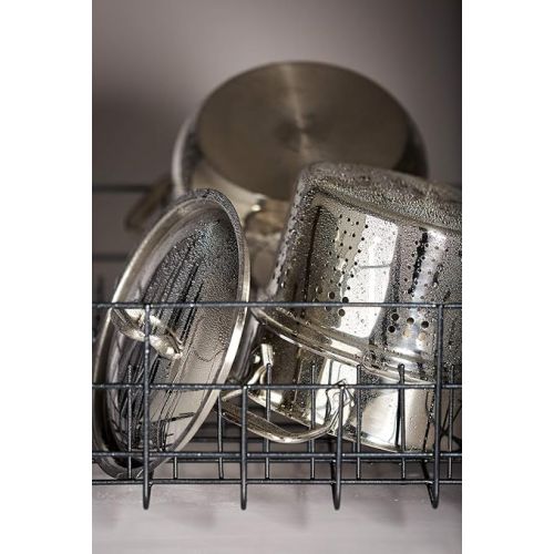  All-Clad Specialty Stainless Steel Universal Steamer for Cooking 8 Inch Food Steamer, Steamer Basket Silver