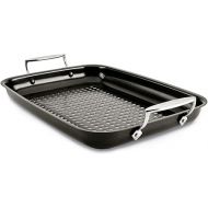 All-Clad Outdoor Nonstick Roaster Set 15x11 Inch Oven Grill Safe 500F Roaster Pan, Pots and Pans, Cookware Black